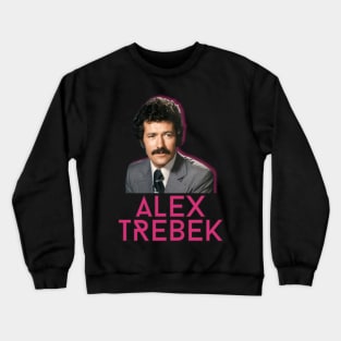 Alex trebek vintage fan art Crewneck Sweatshirt